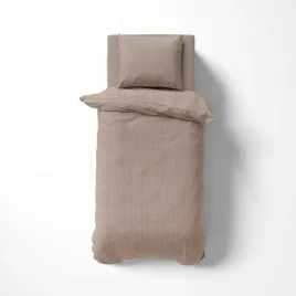 posciel-adamaszkowa-140x200-taupe-bezowa-ciemna-jednobarwna-paski-1cm-pure