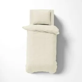 posciel-adamaszkowa-140x200-ekri-jednobarwna-paski-1-cm-pure