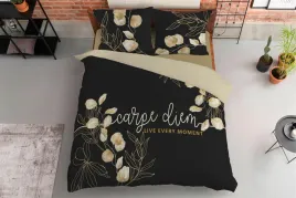 posciel-160x200-carpe-diem-liscie-kwiaty-czarna-bezowa-holland-home-45