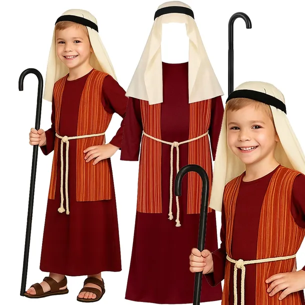 STRÓJ ŚWIĘTY JÓZEF PASTERZ KOSTIUM JÓZEFA NA BAL JASEŁKA PASTORAŁ 98 / 104