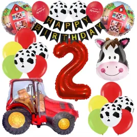 zestaw-balonow-traktor-ciagnik-farma-krowa-cyfra-2-lata-balony-urodzinowe