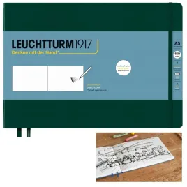 leuchtturm1917-szkicownik-blok-szkicowy-notatnik-notes-a5-poziomy-forest