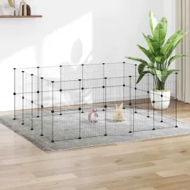 vidaxl-klatka-dla-zwierzat-z-bramka-36-paneli-czarna-35x35-cm-stal