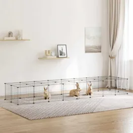 vidaxl-klatka-dla-zwierzat-z-bramka-36-paneli-czarna-35x35-cm-stal
