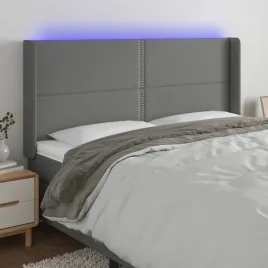 vidaxl-zaglowek-do-lozka-z-led-ciemnoszary-183x16x118-128cm-tkanina