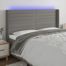 vidaxl-zaglowek-do-lozka-z-led-ciemnoszary-183x16x118-128cm-tkanina