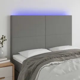 vidaxl-zaglowek-do-lozka-z-led-ciemnoszary-144x5x118-128-cm-tkanina