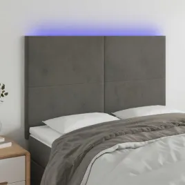 vidaxl-zaglowek-do-lozka-z-led-ciemnoszary-144x5x118-128-cm-aksamit