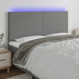 vidaxl-zaglowek-do-lozka-z-led-ciemnoszary-200x5x118-128-cm-tkanina
