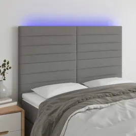 vidaxl-zaglowek-do-lozka-z-led-ciemnoszary-144x5x118-128-cm-tkanina