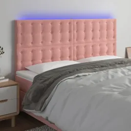 vidaxl-zaglowek-do-lozka-z-led-rozowy-200x5x118-128-cm-aksamit