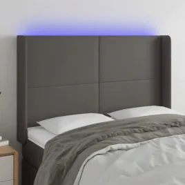 vidaxl-zaglowek-do-lozka-z-led-szary-147x16x118-128cm-sztuczna-skora