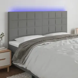 vidaxl-zaglowek-do-lozka-z-led-ciemnoszary-160x5x118-128-cm-tkanina