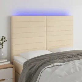 vidaxl-zaglowek-do-lozka-z-led-kremowy-144x5x118-128-cm-tkanina