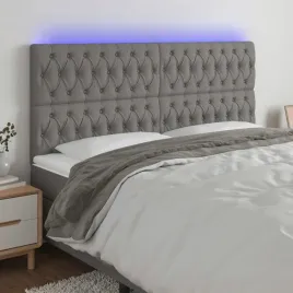 vidaxl-zaglowek-do-lozka-z-led-ciemnoszary-200x7x118-128-cm-tkanina