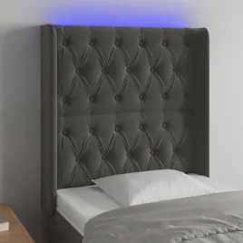 vidaxl-zaglowek-do-lozka-z-led-ciemnoszary-83x16x118-128-cm-aksamit