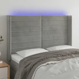 vidaxl-zaglowek-do-lozka-z-led-jasnoszary-147x16x118-128-cm-aksamit