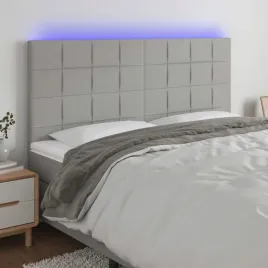 vidaxl-zaglowek-do-lozka-z-led-jasnoszary-160x5x118-128-cm-tkanina