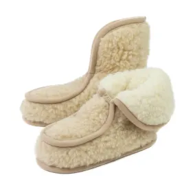 bambosze-welniane-merynos-granny-bezowe-rozm-41-42