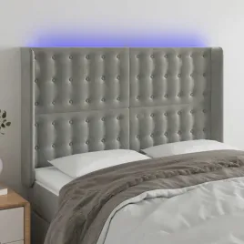 vidaxl-zaglowek-do-lozka-z-led-jasnoszary-147x16x118-128-cm-aksamit