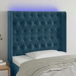 vidaxl-zaglowek-do-lozka-z-led-ciemnoniebieski-103x16x118-128-cm