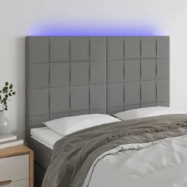 vidaxl-zaglowek-do-lozka-z-led-ciemnoszary-144x5x118-128-cm-tkanina