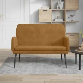 vidaxl-lawka-brazowa-108x79x79-cm-tapicerowana-aksamitem