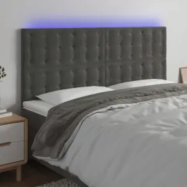 vidaxl-zaglowek-do-lozka-z-led-ciemnoszary-200x5x118-128-cm-aksamit
