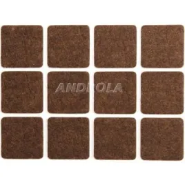 podkladki-filcowe-28x28mm-brazowe-vorel-74863
