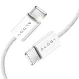 kabel-alogy-usb-typ-c-usb-typ-c-1-m-bialy