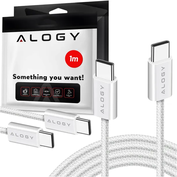 kabel-alogy-usb-typ-c-usb-typ-c-1-m-bialy-zgodnosc-ze-standardem-quick-charge-1-0