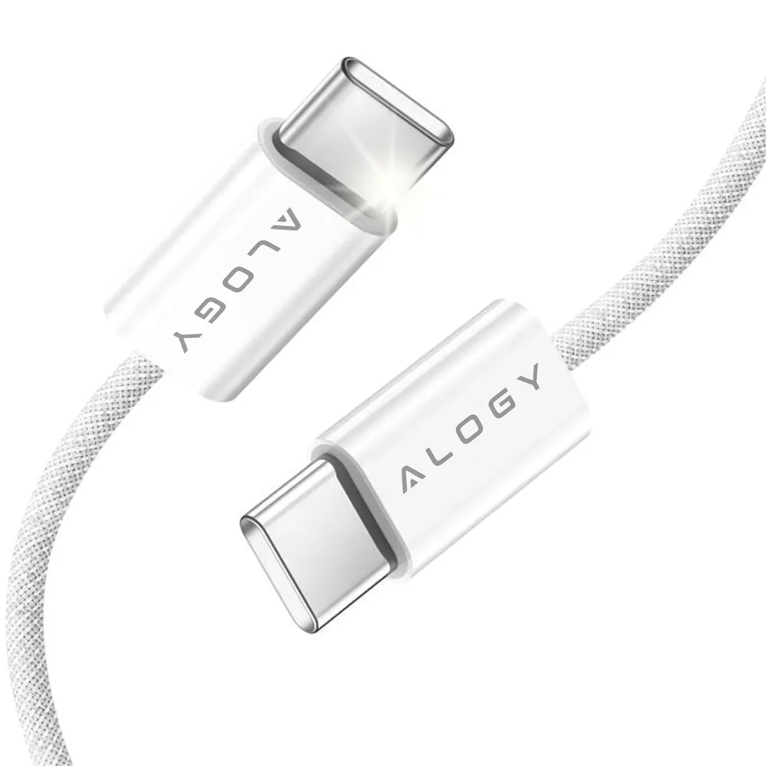 kabel-alogy-usb-typ-c-usb-typ-c-2-m-bialy