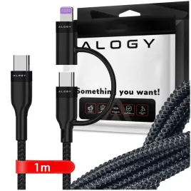 kabel-alogy-usb-typ-c-apple-lightning-1-m-czarny