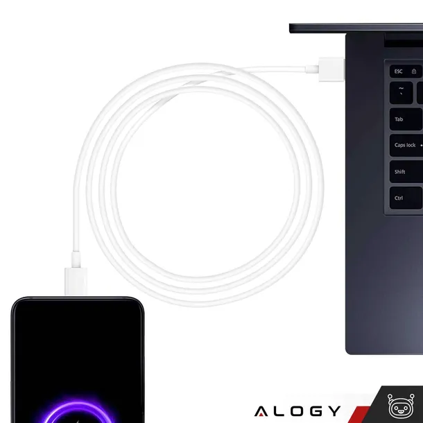 kabel-alogy-usb-usb-typ-c-1-m-bialy-zgodnosc-ze-standardem-quick-charge-1-0