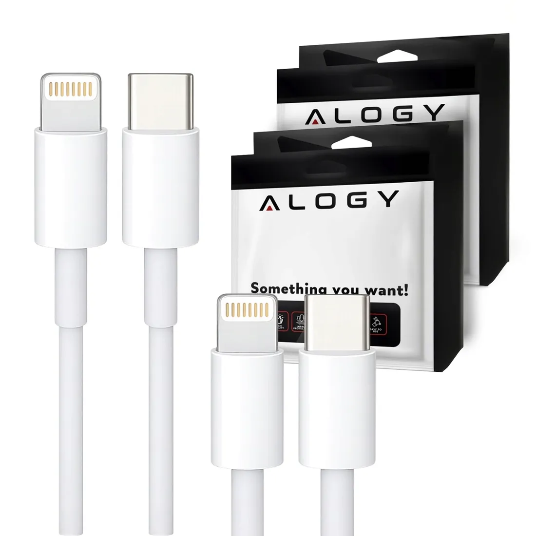 kabel-alogy-usb-typ-c-apple-lightning-2-m-bialy