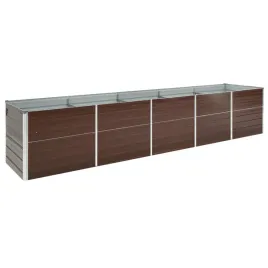 vidaxl-podwyzszona-donica-z-galwanizowanej-stali-400x80x77-cm-brazowa