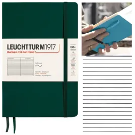 leuchtturm1917-notatnik-notes-b6-linia-miekki-zeszyt-w-linie-forest-green