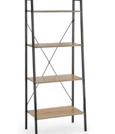 czarny-regal-w-stylu-loft-narvik-reg-2-halmar-polki-kolor-dab-sonoma