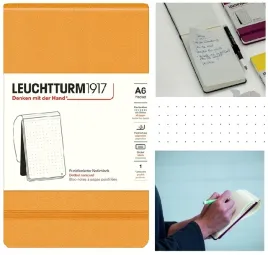 leuchtturm1917-notatnik-reporterski-notes-w-kropki-a6-kropka-rising-sun