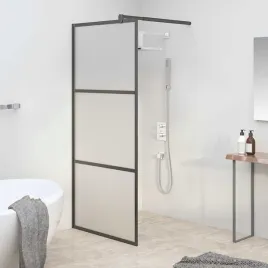 vidaxl-scianka-prysznicowa-80x195-cm-szklo-mrozone-esg-czarna