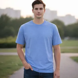 t-shirt-koszulka-bluzka-meska-bawelna-okragly-dekolt-basic-niebieski-2xl