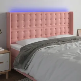 vidaxl-zaglowek-do-lozka-z-led-rozowy-203x16x118-128-cm-aksamit