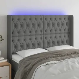 vidaxl-zaglowek-do-lozka-z-led-ciemnoszary-147x16x118-128cm-tkanina