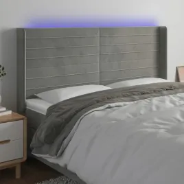 vidaxl-zaglowek-do-lozka-z-led-jasnoszary-203x16x118-128-cm-aksamit