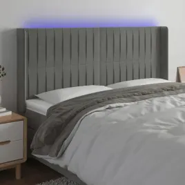 vidaxl-zaglowek-do-lozka-z-led-jasnoszary-203x16x118-128-cm-aksamit