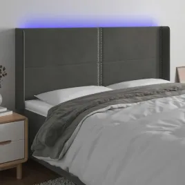 vidaxl-zaglowek-do-lozka-z-led-ciemnoszary-183x16x118-128cm-aksamit
