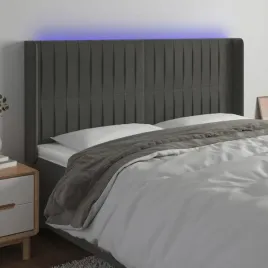 vidaxl-zaglowek-do-lozka-z-led-ciemnoszary-183x16x118-128cm-aksamit