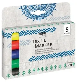 pisaki-do-jasnych-tkanin-zestaw-markerow-kreul-textil-medium-sunny-5-kol