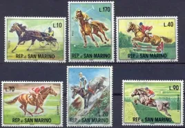 san-marino-1966-mnh-gvg-sc627-632-sport-jezdziecki