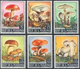 san-marino-1967-mnh-f-vf-sc665-670-grzyby
